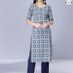 HERE&NOW Women Pack Of 2 Floral Printed Daily Straight Kurtas-18