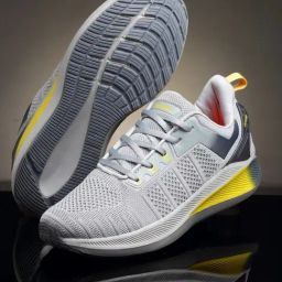 Action Men's Light Grey Running Shoes-picture-7