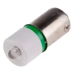 RS PRO Green Panel Mount Indicator , Mounting Hole Size 25 x 10 mm, Termination Type , Model No 207214-35