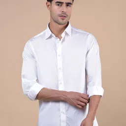 Cantabil Men Comfort Full Sleeves Spread Collar Formal Shirt-picture-24