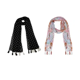 StoleVilla Floral Chiffon Stoles-picture-33