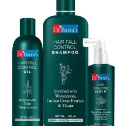 Dr. Batra's Hair Vitalizing Serum, Hair Fall Control Shampoo & Hair Fall Control Oil-39