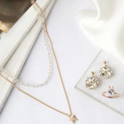 Joker & Witch Glowing Rose Gold Jewellery Set-11