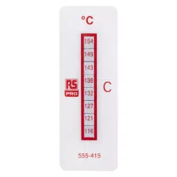 RS PRO Non-Reversible Temperature Sensitive Label 116°C to 154°C 8 Levels, 555415-26
