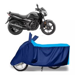 Auto Pearl Two Wheeler Cover for Honda Unicorn - Cyan, Blue-image-72