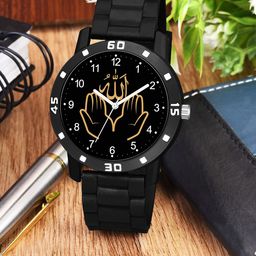 CSAMON Men Bracelet Style Straps Analogue Watch AeviyoBLK Islamic NUM03 CD-picture-40
