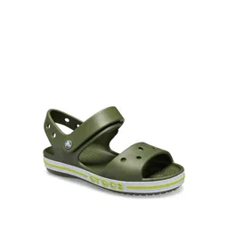 Crocs Kids Green Clogs Flip Flops-37