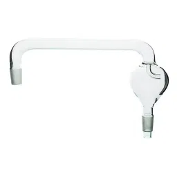 ABGIL Adapter Splash Head Vertical Borosilicate Glass B24 Flask and B19 Socket Cone, ADP-44-02-26