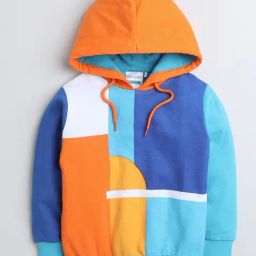 Bumzee Kids Multicolor Color Block Full Sleeves Sweatshirt-picture-10