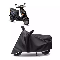 Auto Pearl Polyester Two Wheeler Cover for Hero Electric Electric Optima DX BS6 (Grey)-image-50