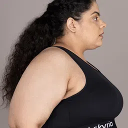 skyria Plus Size Full Coverage Removable Padding Workout Bra - 360 Degree Support image 4
