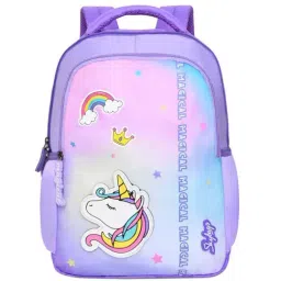 Skybags Bubbles Unicorn 04 18 Ltrs Lilac Medium Backpack-image-62
