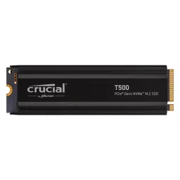 Crucial By Micron T500 Internal SSD 2 TB NVMe (PCIe Gen 4x4) Grey & Black with Heatsink, CT2000T500SSD5-picture-37
