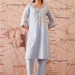 Lakshita Embroidered Tunic & Trousers Co-ords-image-99