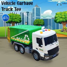 FunBlast Vehicle Garbage Truck Toys with Light and Sound Effects-5