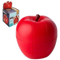NEGOCIO Fruit Shape Stickerless Apple Cube Magic Puzzle Toy - Red-15