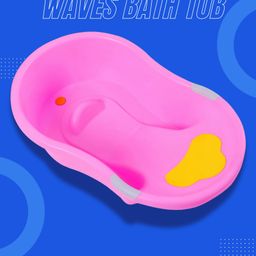 Ehomekart Baby Bathtub, Baby Tub for Newborns to Toddler with Anti Slip Plastic for Newborn to Toddlers - Drain Plug - Pink-14