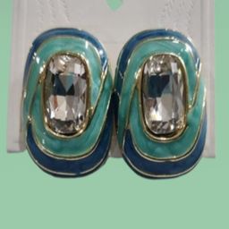JUST JUNKIES Artificial Stones Studded Contemporary Studs-image-94
