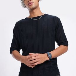 glitchez Redefined Open-Knits Acrylic T-shirt-image-14