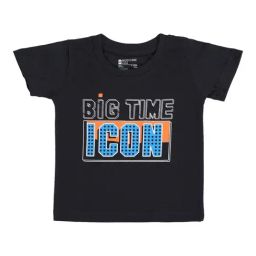 Bodycare Kids Black Graphic Print T-Shirt-image-68