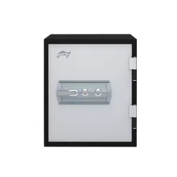 Godrej Safire KL (20 Litre) Manual Safe Locker For Home & Office With Key Lock, Black & Ivory-46