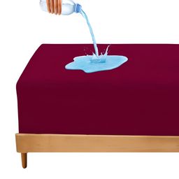 OyO Baby Maroon Terry Water Resistant Mattress Protector-image-77