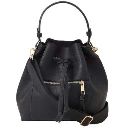 Accessorize London Black Solid Medium Convertible Backpack-image-58