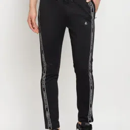 Duke Black Regular Fit Trackpants-picture-26