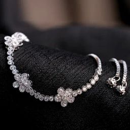 The Real Effect London 800 Silver CZ Bracelet for Women-image-66