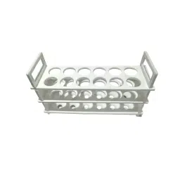 NS 3 Tier, 12 Holes and 25 mm Hole Dia White Polypropylene Plastic Stand-46