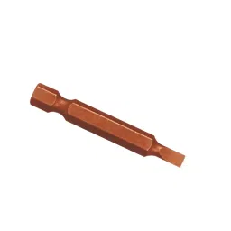 Ajay Tool Flat Head 6.35 mm (1/4 inch) Screw Driver Bit Alloy Steel 50 mm Length & SL8 Size, AJ-263/FH-picture-9