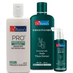 Dr. Batra's Hair Fall Control Serum, Conditioner & Pro Intense Volume Shampoo-image-40