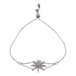 The Real Effect London 800 Silver CZ Bracelet for Women-image-12