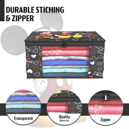Aura Black Set of 4 Regular Multi-Utility Organisers image 2