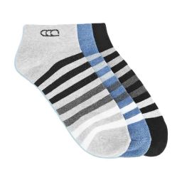 Ajile by Pantaloons Multicolor Striped Socks - Pack of 3-image-38