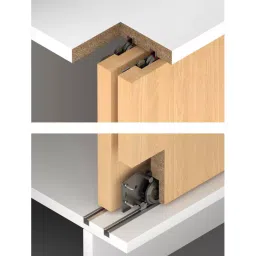 Hafele Soft and Self Closing Mechanism Wood Sliding Door Fitting, 401.30.016-image-5