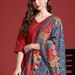 Anouk Regular Kurta with Trousers & Dupatta-picture-24