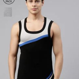 Dixcy Scott Originals Multi Cotton Regular Fit Vest - Pack Of 2-image-40