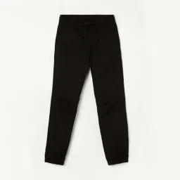 Fame Forever by Lifestyle Kids Black Cotton Regular Fit Joggers-picture-5