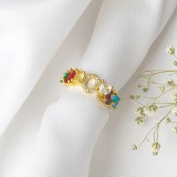 Joker & Witch Multi Lowe Colour Alphabet O Ring-18