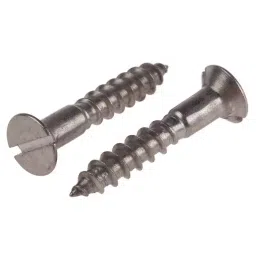 RS PRO Slot Countersunk Stainless Steel Wood Screw, A2 304, No. 10 Thread, 30mm Length (Pack of 50)-image-24