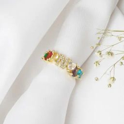 Joker & Witch Multi Lowe Colour Alphabet N Ring-33