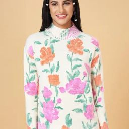 Honey by Pantaloons Off-White Sweater-image-14