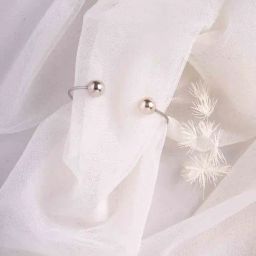 Joker & Witch Silver Romance Twin Pearl Flexible fit Bracelet-image-95