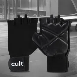 CULT Unisex Leather Safety Gloves-image-12