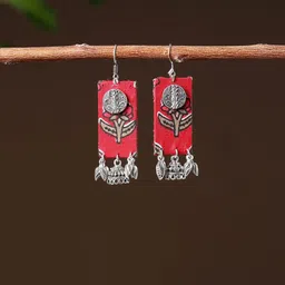 iTokri Contemporary Shaped Drop Earrings-16
