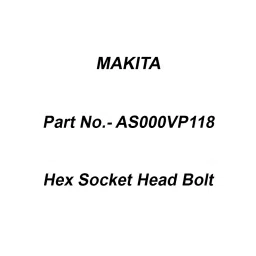 Makita Hex Socket Head Bolt Size M8x8 for DVP181, Part No AS000VP118-18