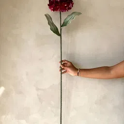 Mason Home Fuchsia & Mauve One Stem Hydrangea Artificial Flower image 4