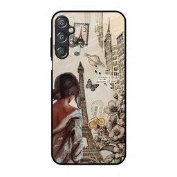 QRIOH Paris Vogue Samsung Galaxy M15 5G Glass Back Case Mobile Accessories-picture-18