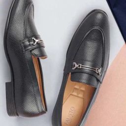 Fausto Men's Navy Formal Loafers-picture-12